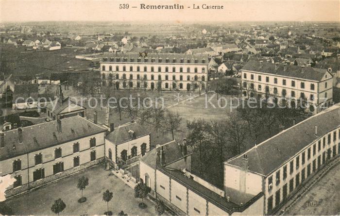 Romorantin-Lanthenay La Caserne Vue aerienne