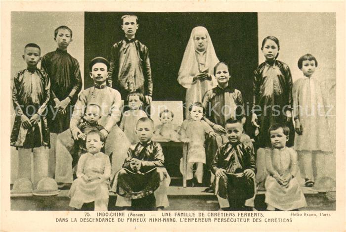 Annam-Hue Une Famille de Chretiens Fervents dans la descendance du Fameux Minh-M