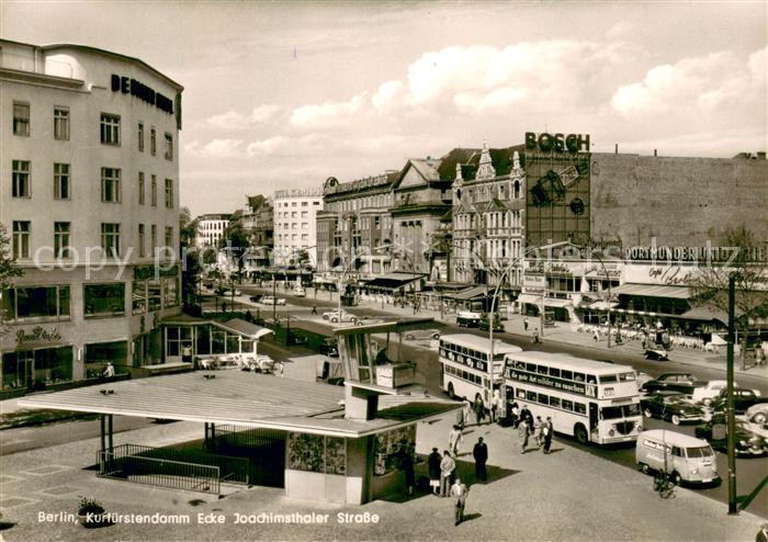 BERLIN  CITY Kurfuerstendamm Ecke Joachimsthaler Strasse