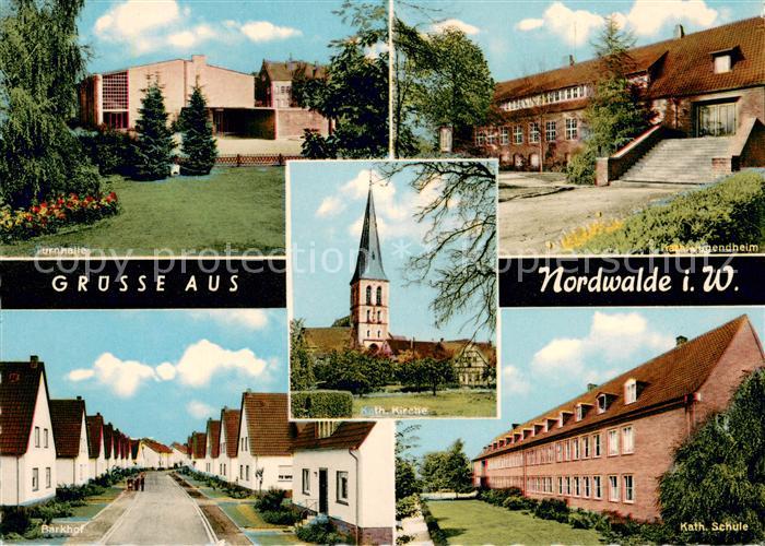 Nordwalde Turnhalle Parkhof Kath Schule Kath Kirche Kath Jugendheim