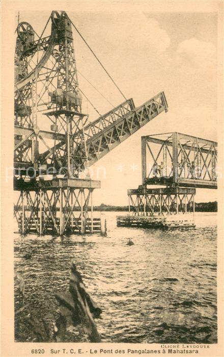 Mahatsara Madagaskar Pont des Pangalanes