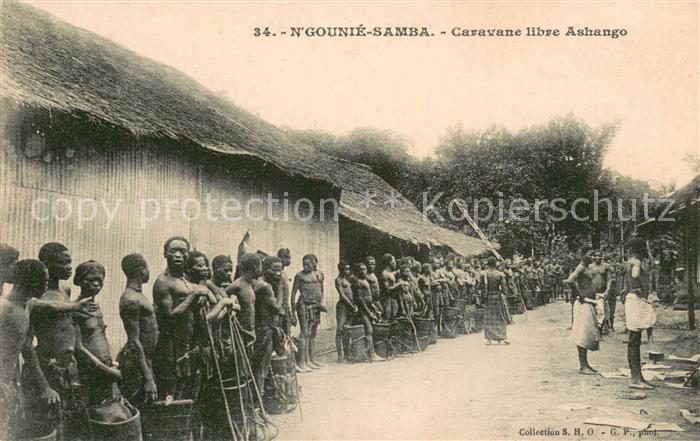 Ngounie-Samba Gabun Caravane libre Ashango