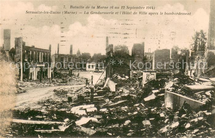 Sermaize-les-Bains Bataille de la Marne 1914 La Gendarmeri