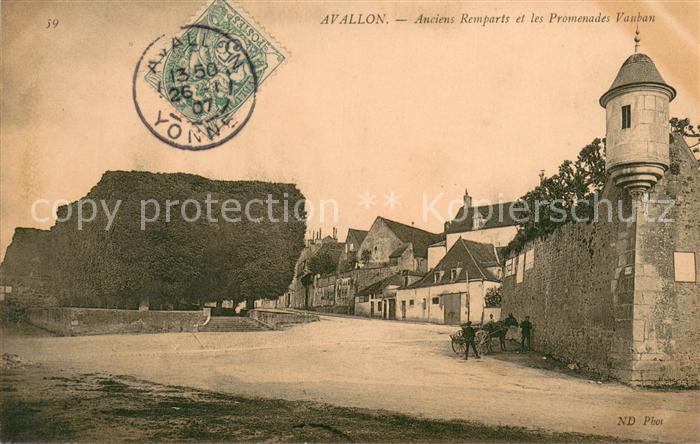 Avallon Anciens Remparts et les Promenades Vauban