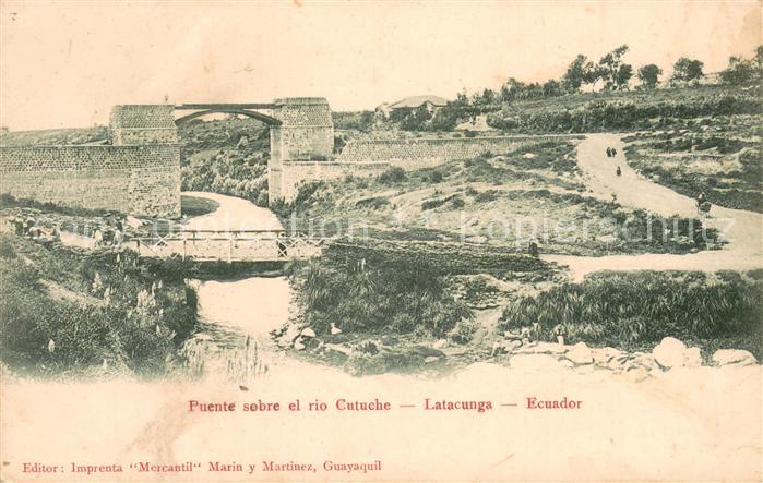 Latacunga Puente sobre el Rio Cutuche