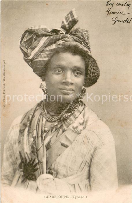 Guadeloupe Une femme