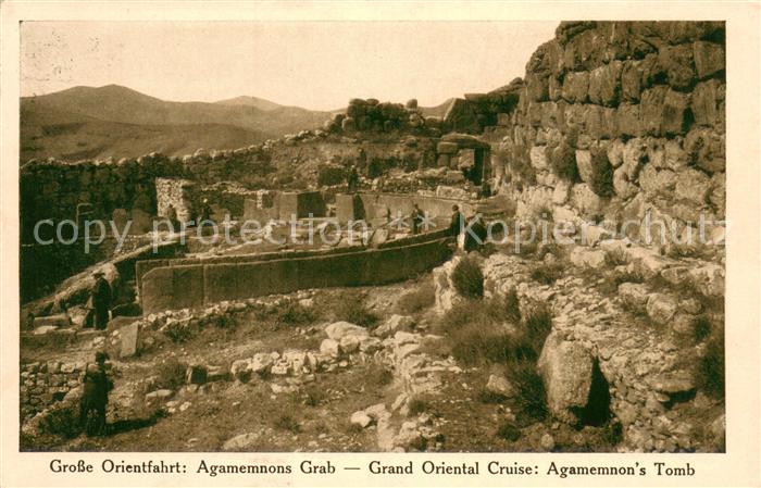 Argolis Grosse Orientfahrt Agamemnons Grab Antike Staette Hamburg-Amerika Linie