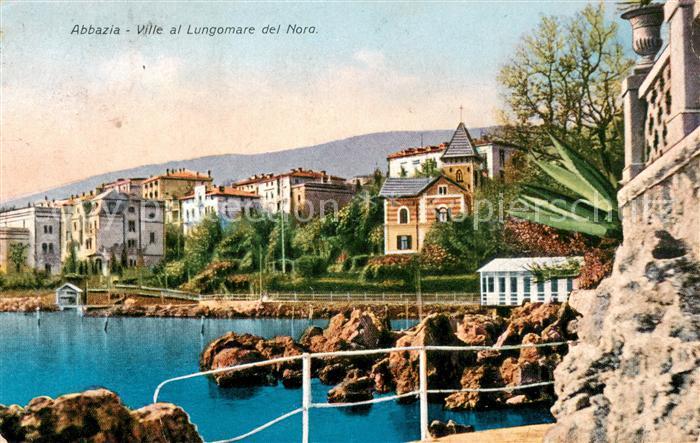 Opatija Abbazia Ville al Lungomare del Nora