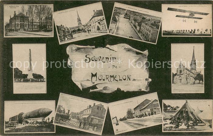 Mourmelon-le-Grand Mairie et Ecole Le Place d’Armes Gare du Camp de Chalons Egli