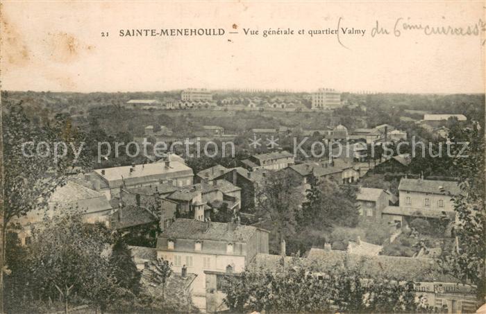 Sainte-Menehould Vue generale et quartier Valmy