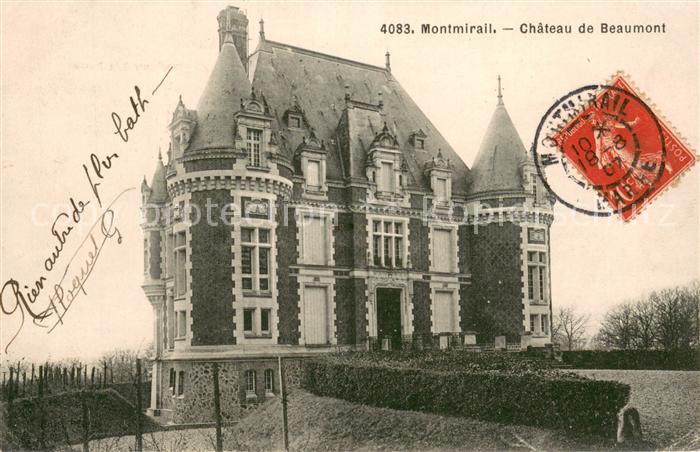 Montmirail Marne Chateau de Beaumont