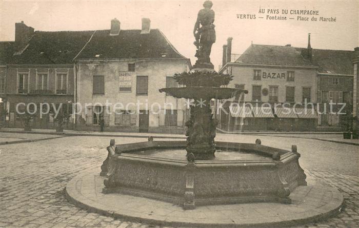 Vertus Fontaine Place du Marche