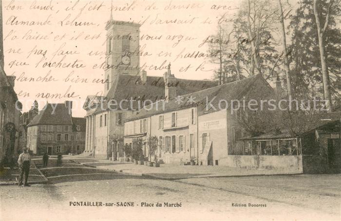 Pontailler-sur-Saone Place de Marche