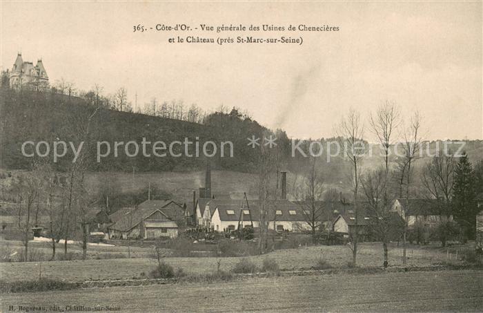 Chenecieres Chateau Saint-Marc-sur-Seine Vue generale