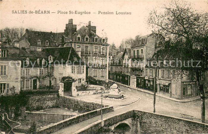 Salies-de-Bearn Place St Eugrace Pension Loustau