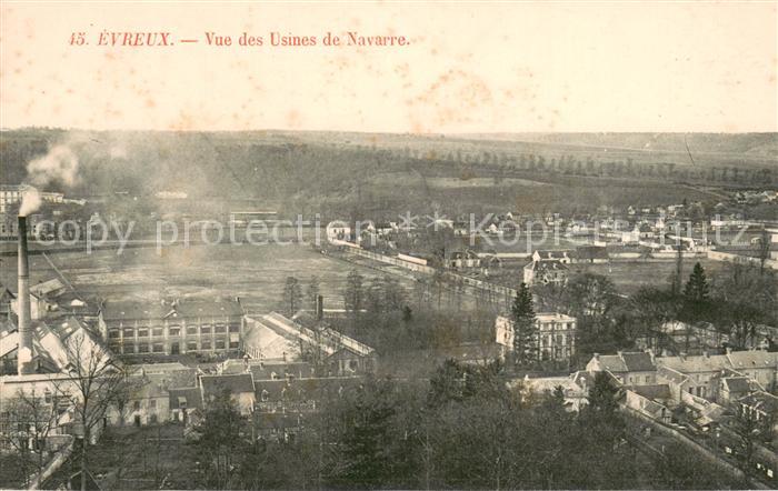 Evreux 27 Vue des Usines de Navarre