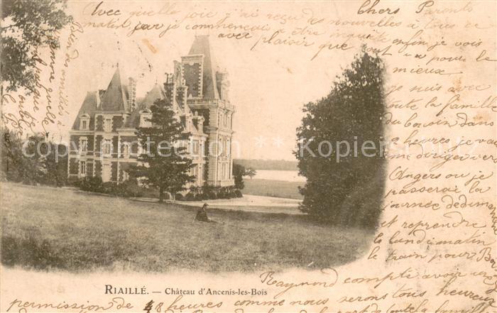 Riaille Chateau d’Ancenis les Bois