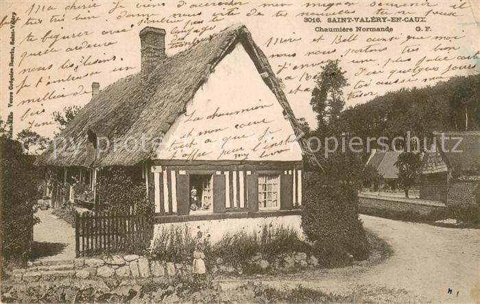 Saint-Valery-en-Caux Chaumiere Normande