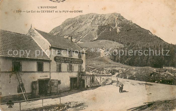 Auvergne Region Le Col de Ceyssat et le Puy de Dome