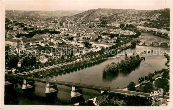 Cahors Vue generale et le Pont Louis Philippe