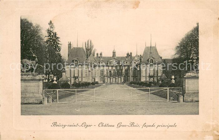Boissy-Saint-Leger Chateau Gros Bois facade principale