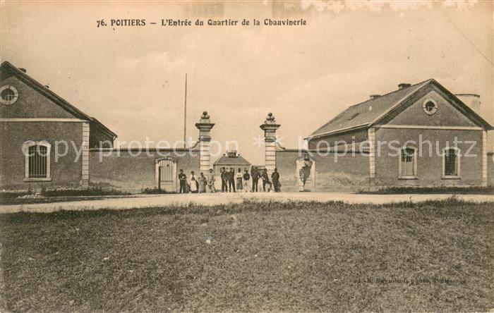 Poitiers 86 Entree du Quartier de la Chanvinerie