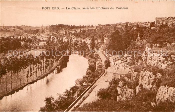Poitiers 86 Le Clain vers les Rochers du Porteau
