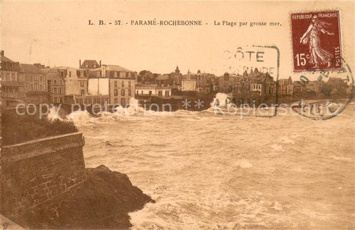 Rochebonne Parame La Plage par grosse mer