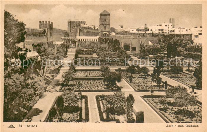 Rabat Marokko Jardin des Qudaias