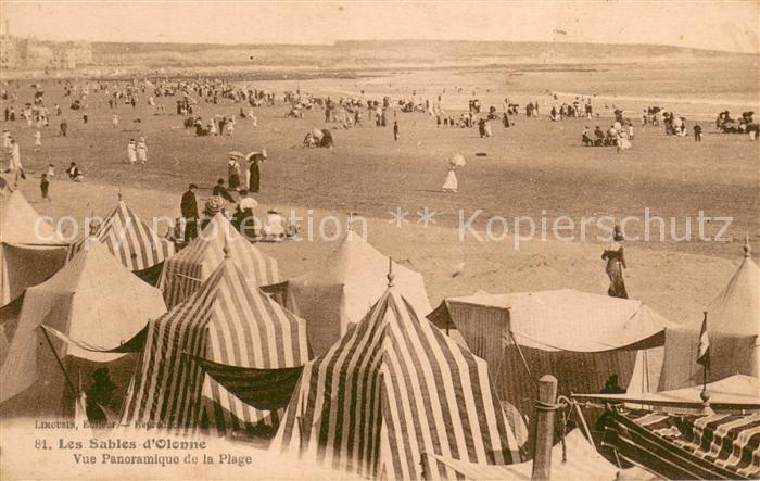 Les Sables-d Olonne Vue panoramique de la Plage