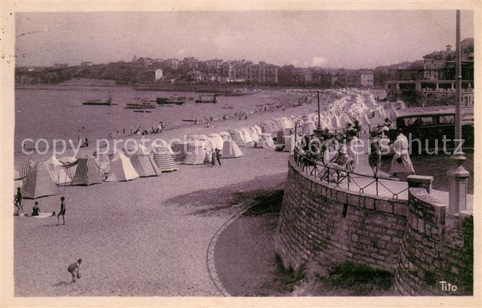 Saint-Jean-de-Luz Vue de la Plage prise du Rond Point de l’Hotel d Angleterre