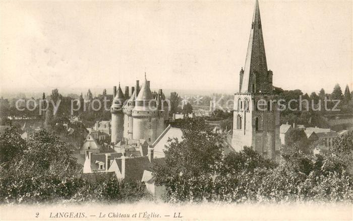 Langeais Le Chateau et l'Eglise