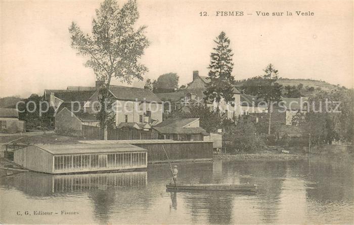 Fismes Vue sur la Vesle