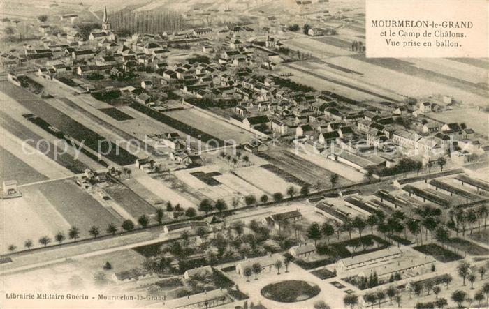 Mourmelon-le-Grand et le Camp de Chalons Vue prise en ball