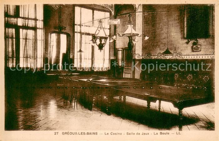 Greoux-les-Bains Le Casino Salle de Jeux La Boule