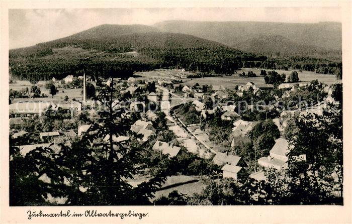Zuckmantel Zlate Hory Panorama im Altvatergebirge