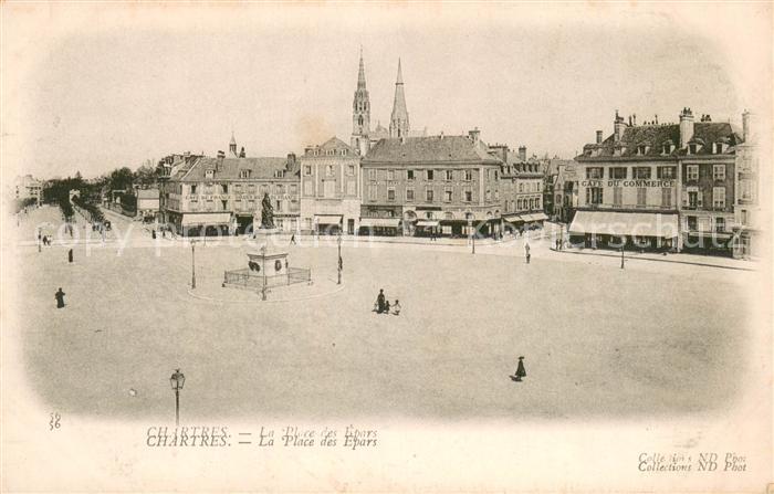 Chartres 28 La Place des Epars