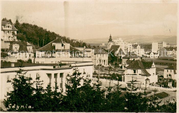 Gdynia Pommern Ortsansicht