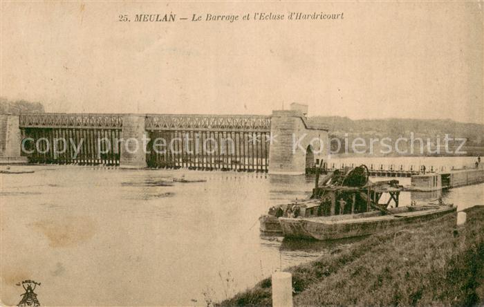 Meulan Le Barrage et l’Ecluse d Hardricourt