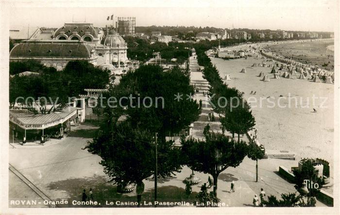Royan 17 Grande Conche Le Casino La Passerelle La Plage