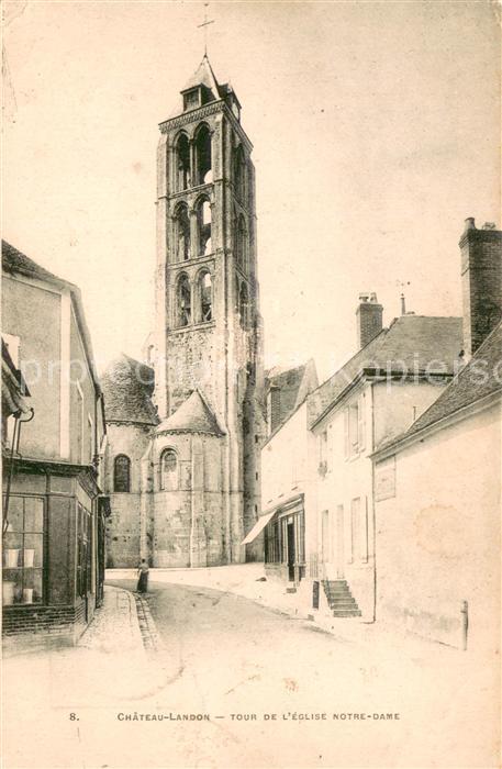 Chateau-Landon Tour de l’Eglise Notre Dame