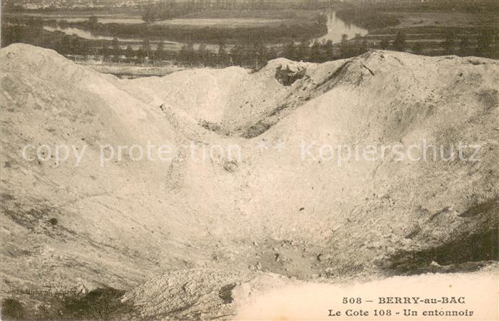 Berry-au-Bac Le Cote 108 Un entonnoir