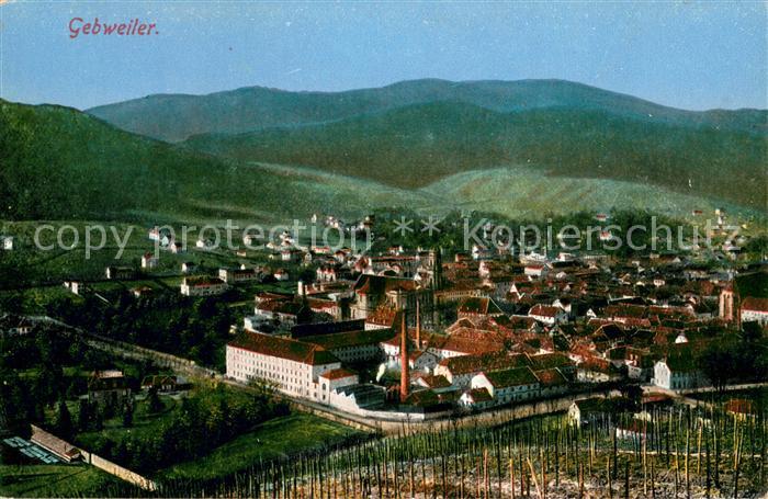 Gebweiler Elsass Panorama