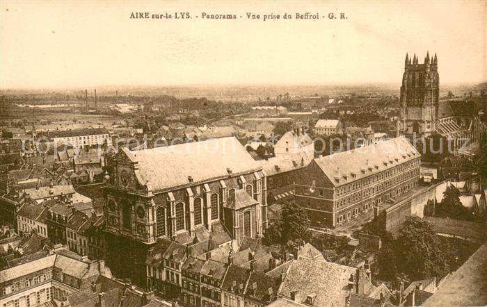 Aire-sur-la-Lys Panorama Vue prise du Beffroi