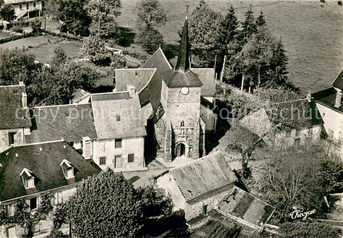 La Courtine Eglise Vue aerienne