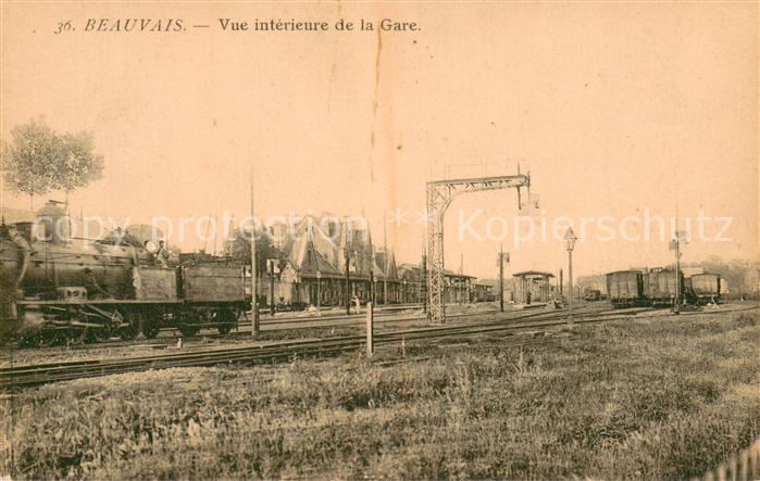 Beauvais 60 Vue interieure de la Gare