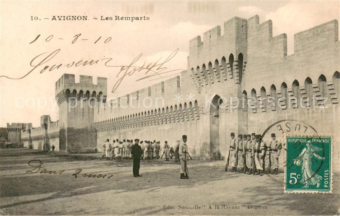 Avignon Vaucluse Les Remparts