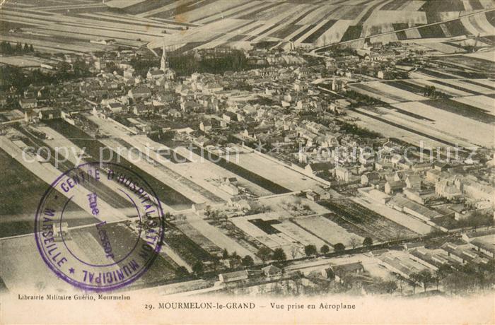 Mourmelon-le-Grand Vue prise en Aeroplane