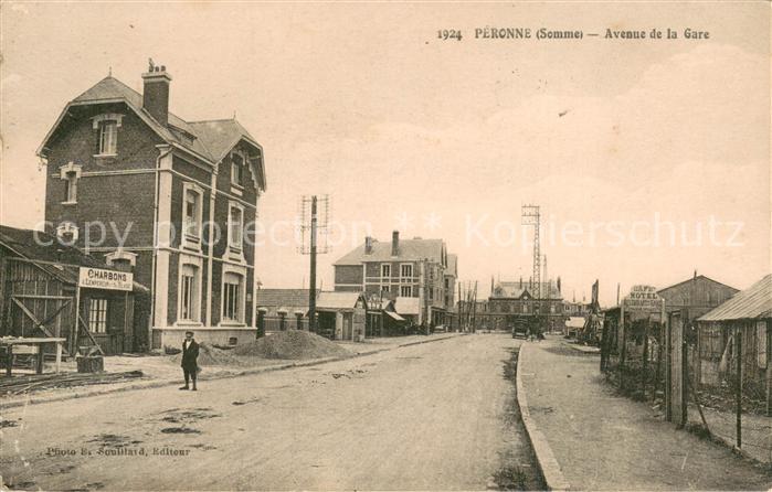 Peronne 80 Somme Avenue de la Gare