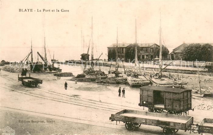 Blaye Le Port et la Gare